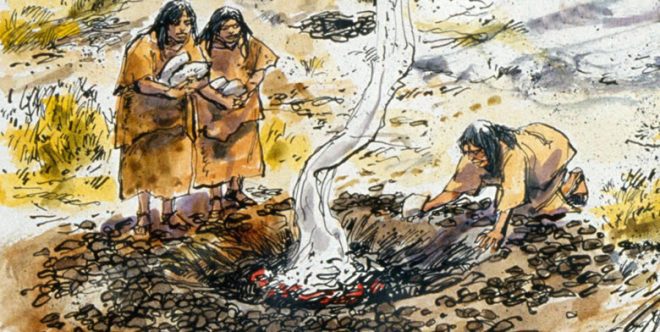 Prehistoric cooking , human control over fire