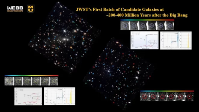 First galaxies discovered by James Webb Telescope 