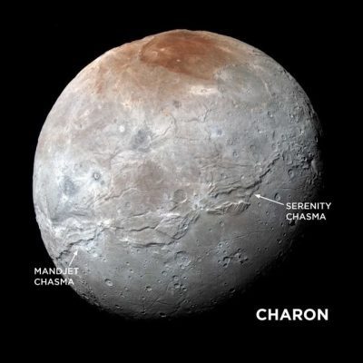 Perhaps there is a frozen ocean beneath the surface of Pluto's moon