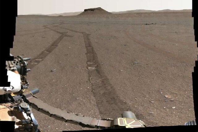 Mars samples in the grip of Mars rover Perseverance