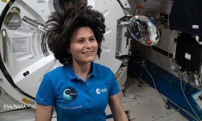Water play in the space station is not just fun and games