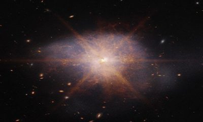 James Webb's new image of a very bright galaxy