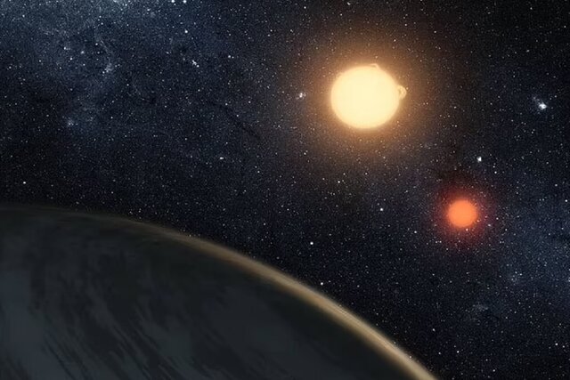 Discovery of a strange planet that has two stars