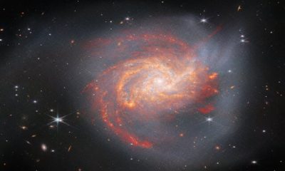 "James Webb's" photo of the collision of galactic giants!