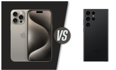 iPhone 15 Pro Max vs. Galaxy S23 Ultra phones