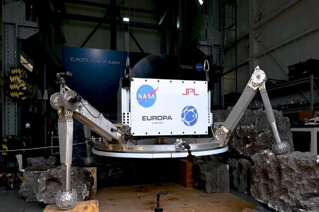 NASA tests the first lander prototype of the Europa Lander mission