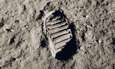 footprints on the moon